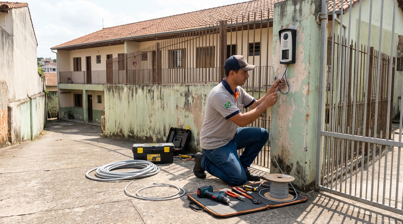 Instalacao de interfone residencial em Itajaí‑SC
